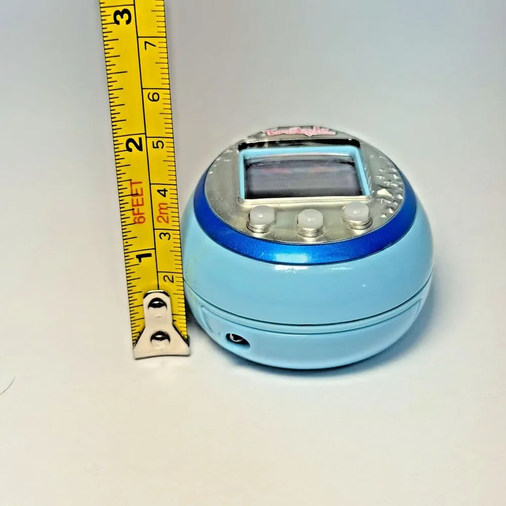 Tamagotchi Bandai Friends Silver Blue Gem Stars English Virtual Pet Tested 2014